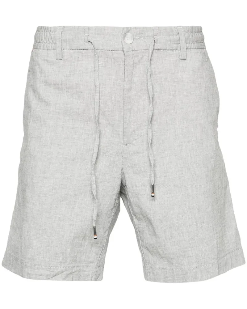 HUGO BOSS Bermudas mit meliertem Effekt - Grau Grau