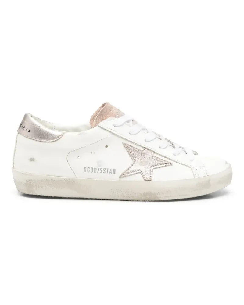 Golden Goose Superstar Sneakers im Used-Look - Weiß Weiß