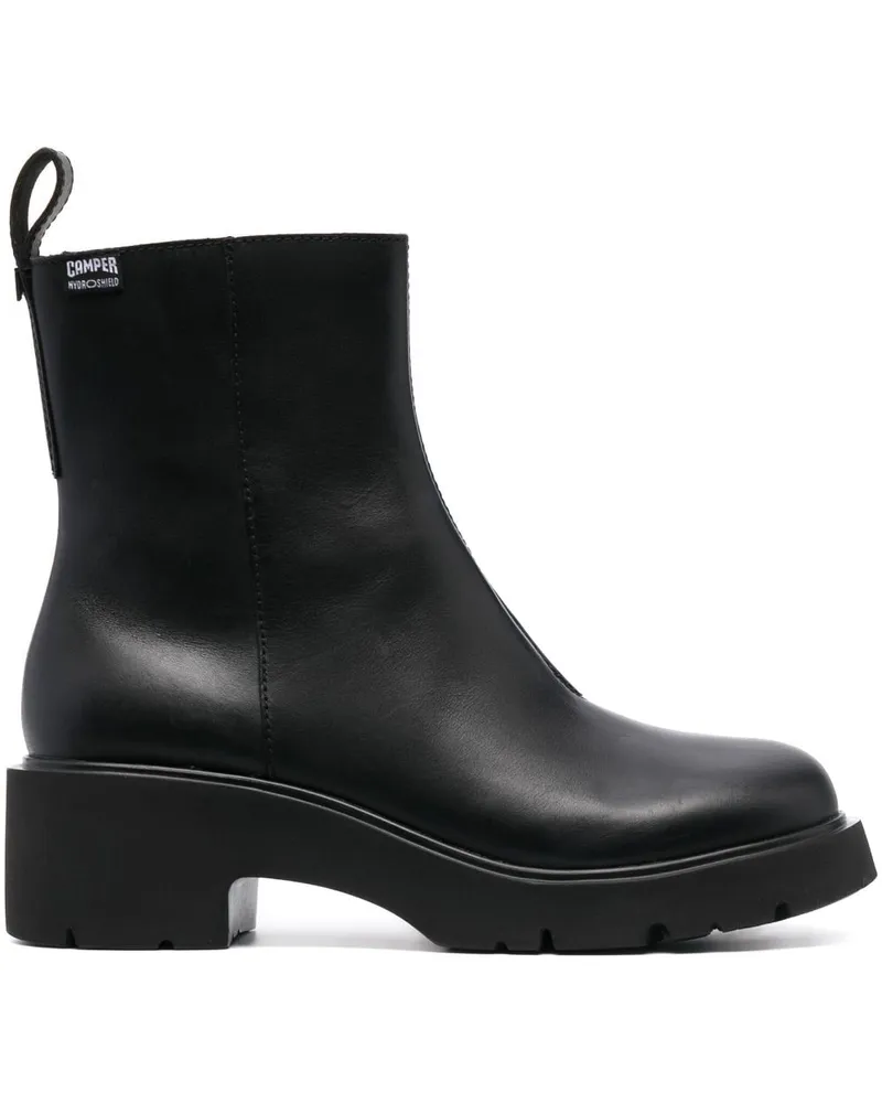 Camper Klassische Stiefeletten 75mm - Schwarz Schwarz