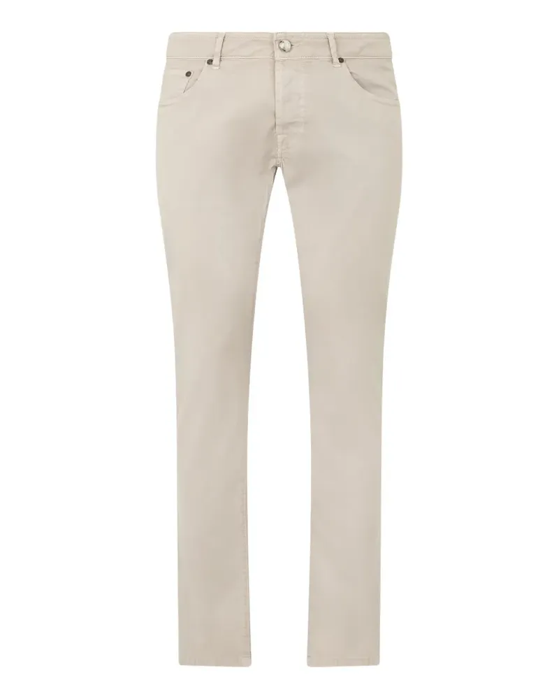 MOORER five-pocket jeans - Weiß Weiß
