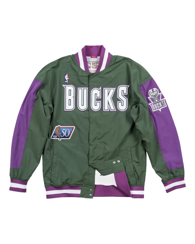 Mitchell & Ness NBA Milwaukee Bucks 96-97" Basketball-Jacke - Grün Grün