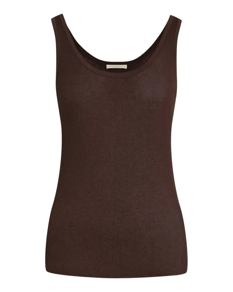 12 STOREEZ Lattice tank top - Braun Braun