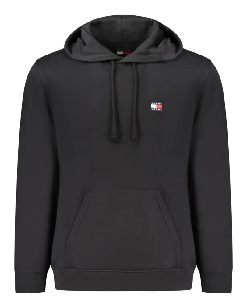 Tommy Hilfiger Hoodie mit Kängurutasche - Schwarz Schwarz