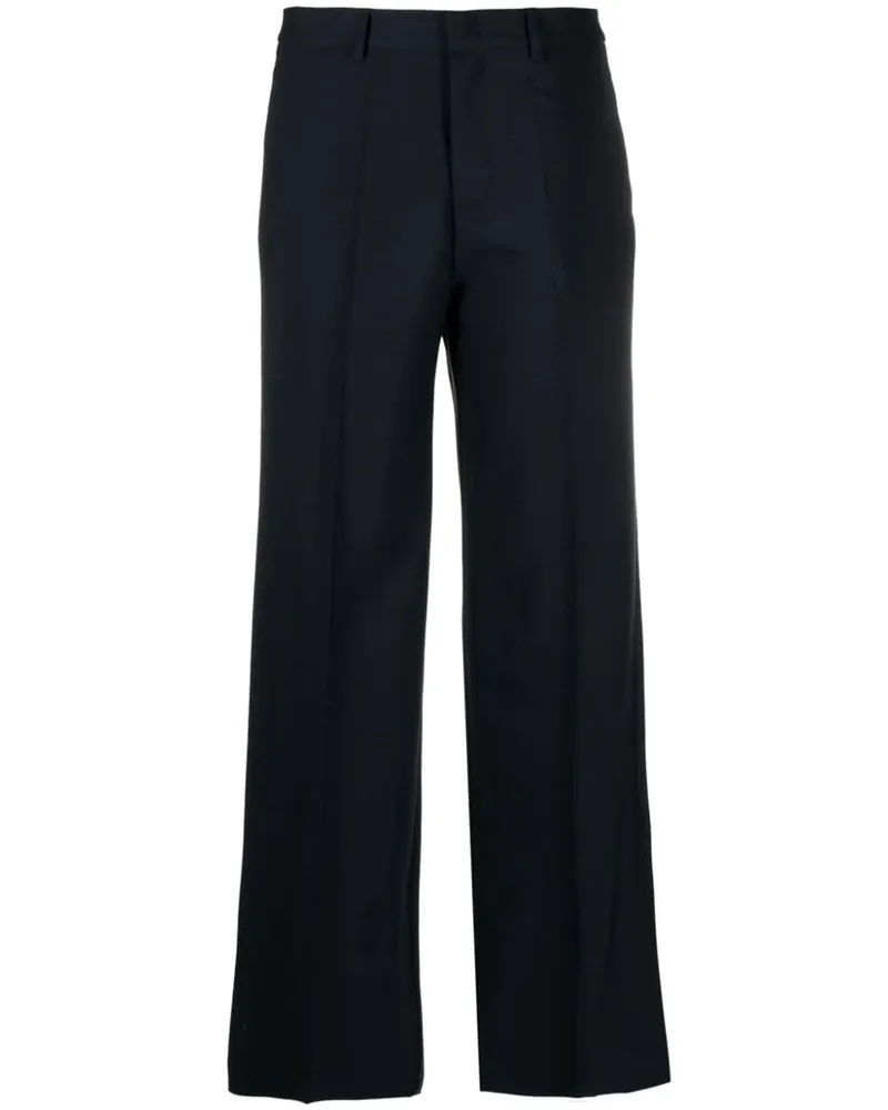 P.A.R.O.S.H. Weite Hose mit hohem Bund - Blau Blau