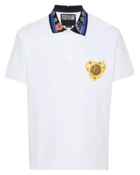 Versace Jeans Heart Couture Poloshirt Weiß