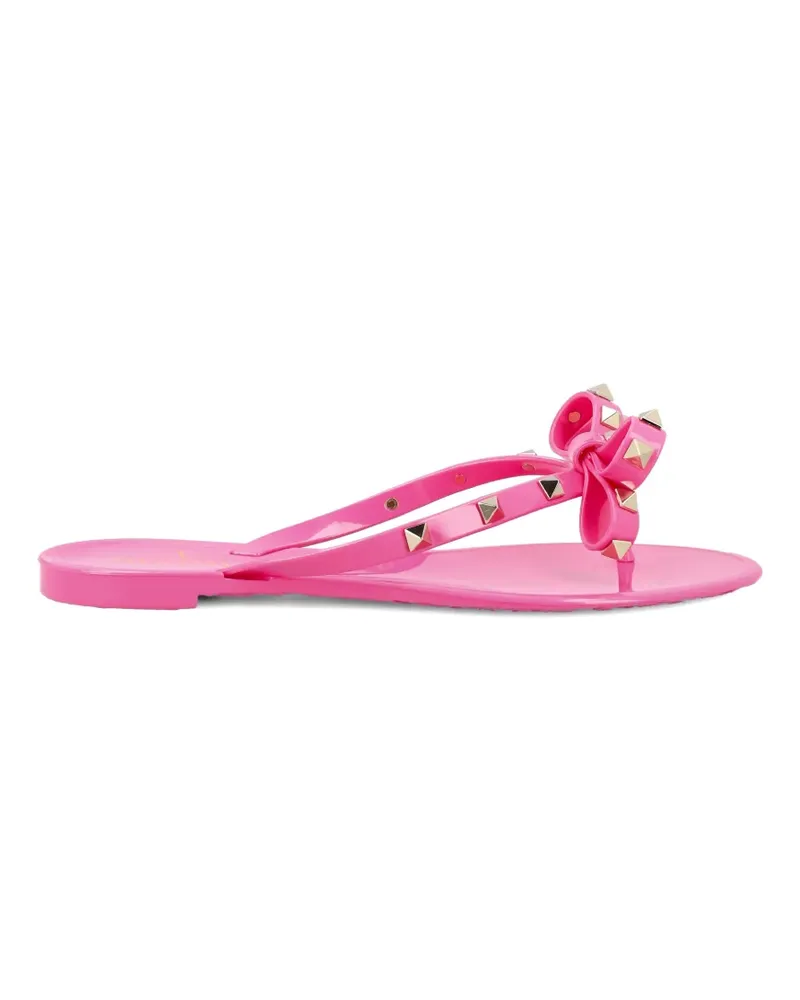 Valentino Garavani Rockstud' Flip-Flops - Rosa Rosa