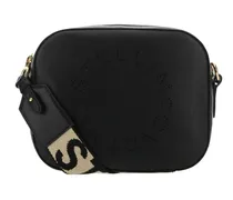 Umhängetasche mit Logo-Riemen - Schwarz