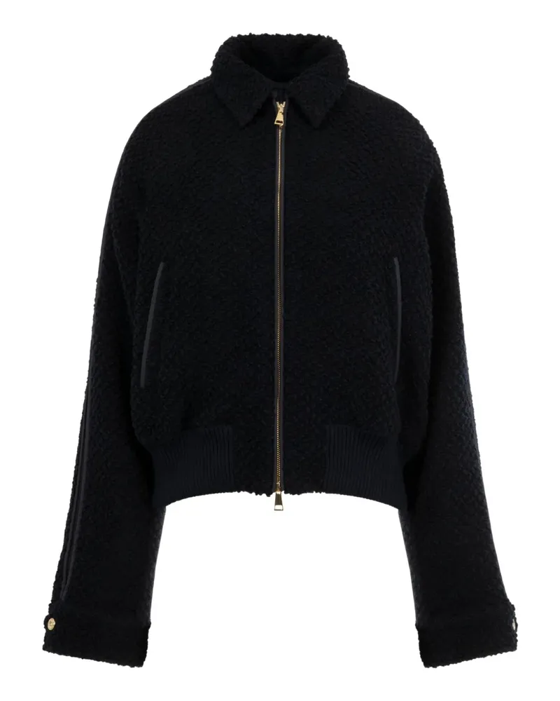 Moncler Juvigny Bomberjacke mit Kapuze - Blau Blau