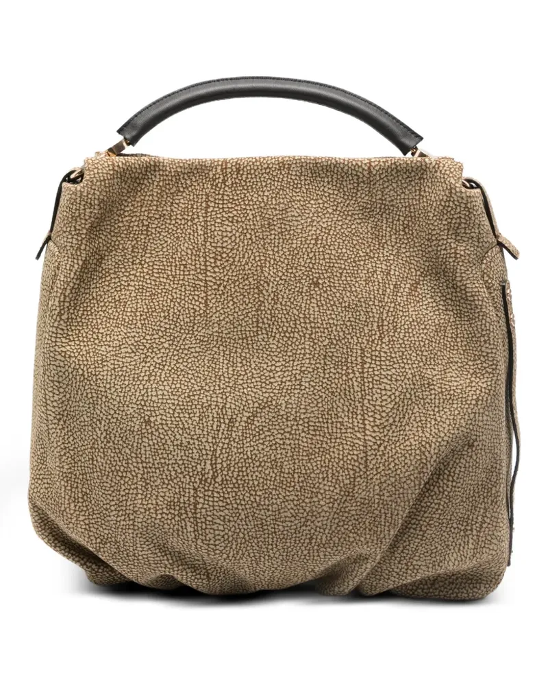 Borbonese medium Bice detachable-handle tote bag - Nude Nude