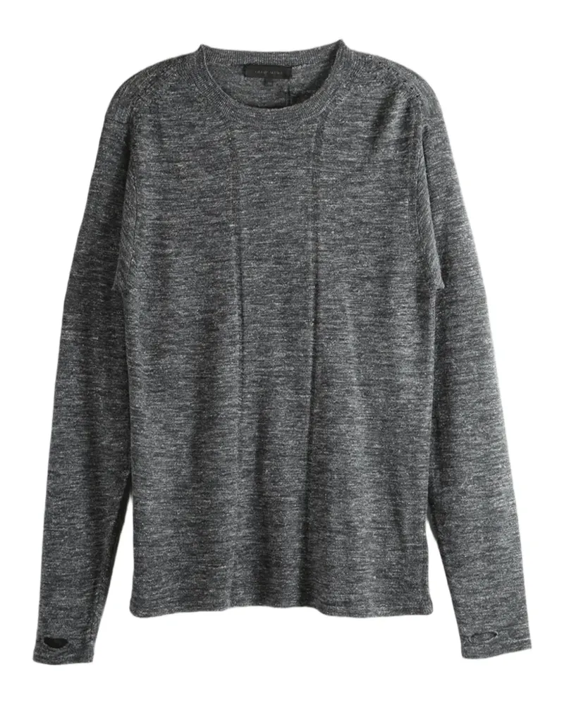 Omar Afridi Landes long-sleeve T-shirt - Grau Grau