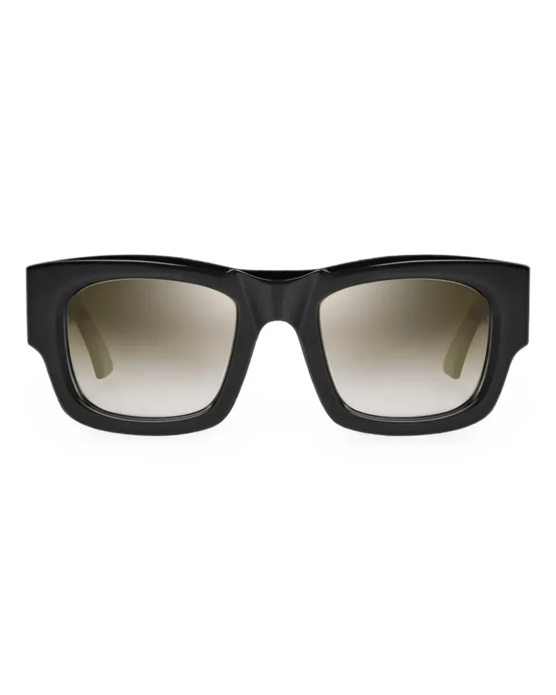 Bugatti rectangle-frame sunglasses - Schwarz Schwarz