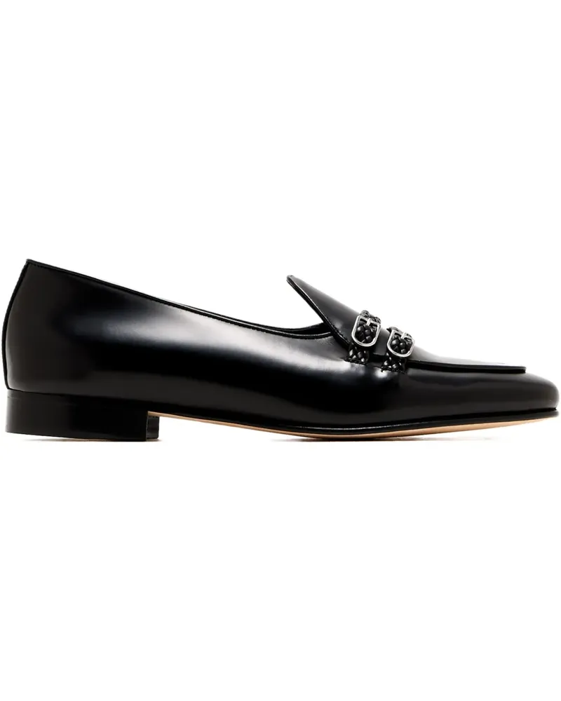 Edhèn Milano Loafer aus Leder - Schwarz Schwarz