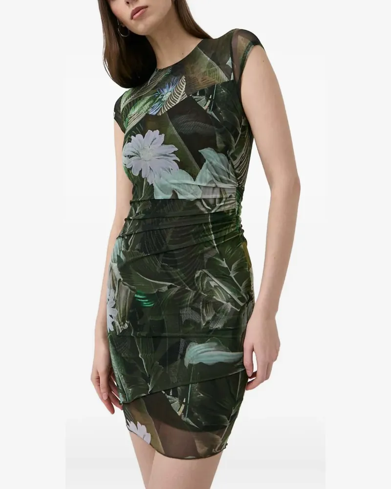 Guess Kleid mit Blumenmuster - Grün Grün
