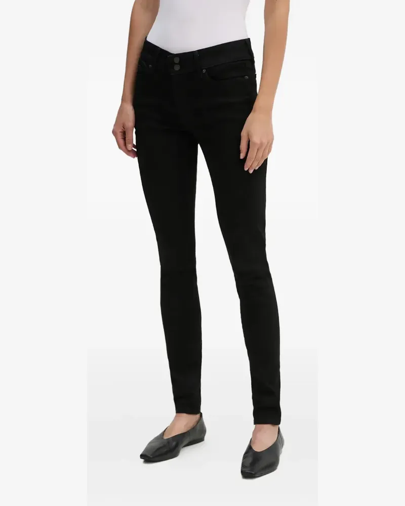 Levi's Jeans mit Logo-Patch - Schwarz Schwarz