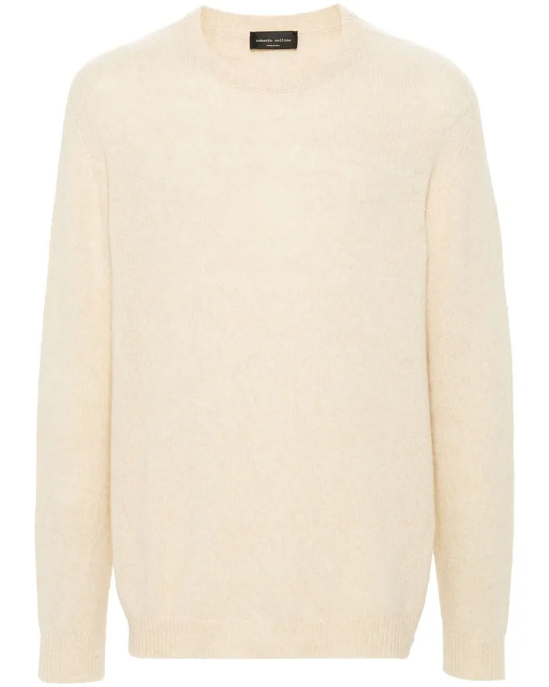 Roberto Collina Pullover mit Rundhalsausschnitt - Nude Nude