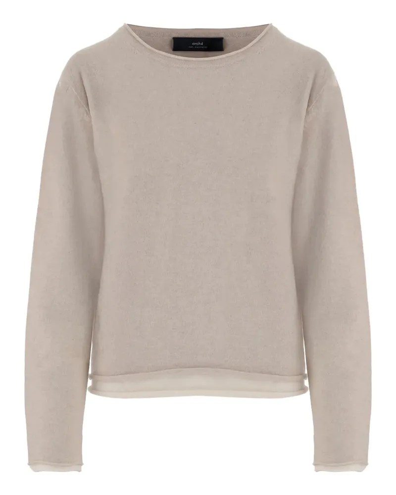 arch4 crew-neck sweater - Nude Nude