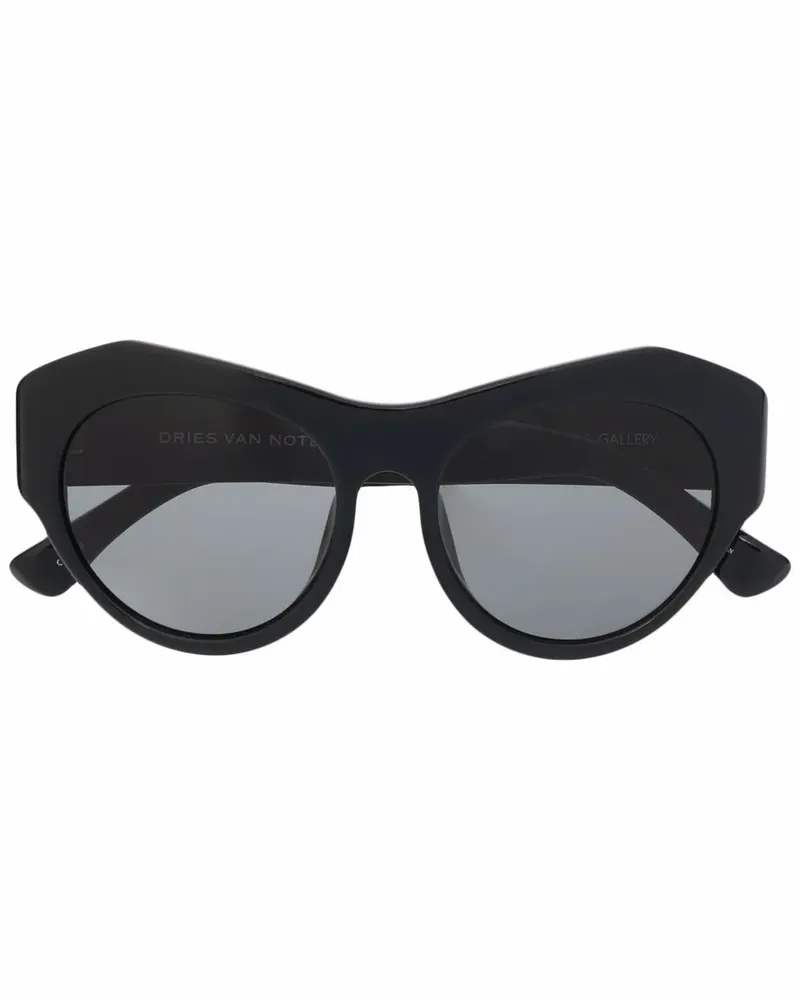 Linda Farrow Oversized-Sonnenbrille im Cat-Eye-Design - Schwarz Schwarz