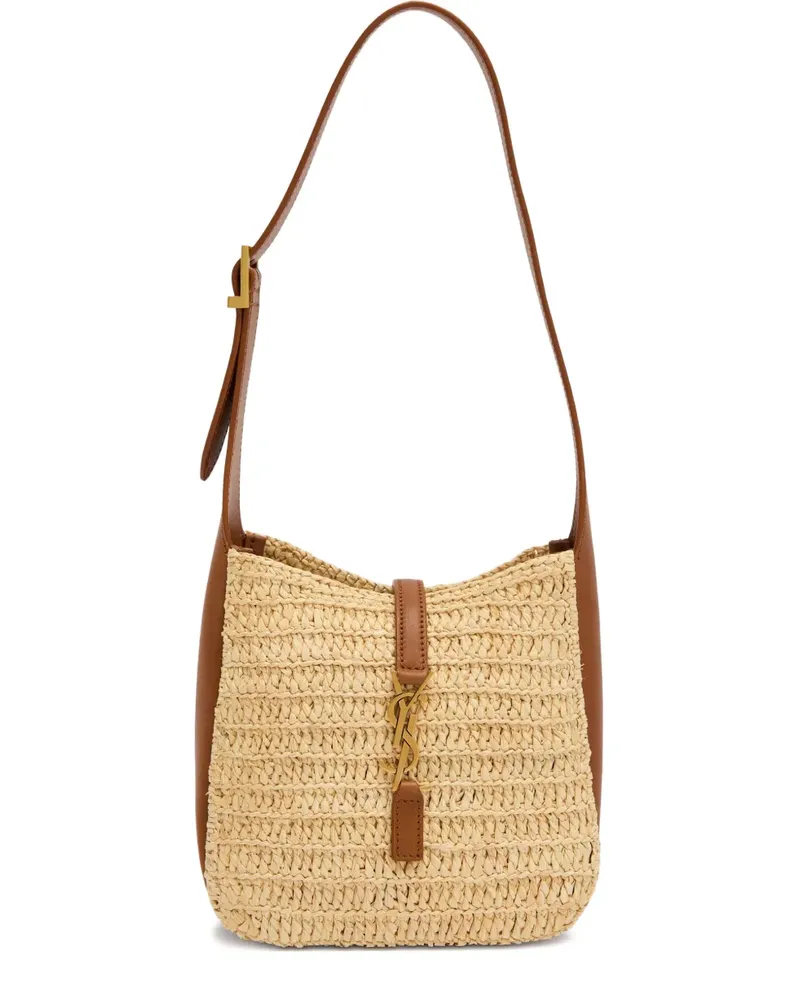 Saint Laurent Mini Le 5 à 7 Schultertasche - Nude Nude