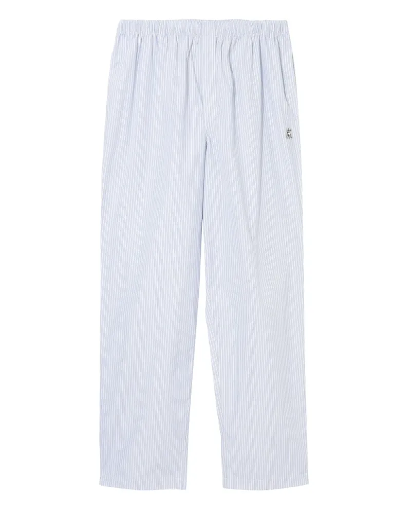 Undercover Gestreifte Hose mit Stretchbund - Blau Blau