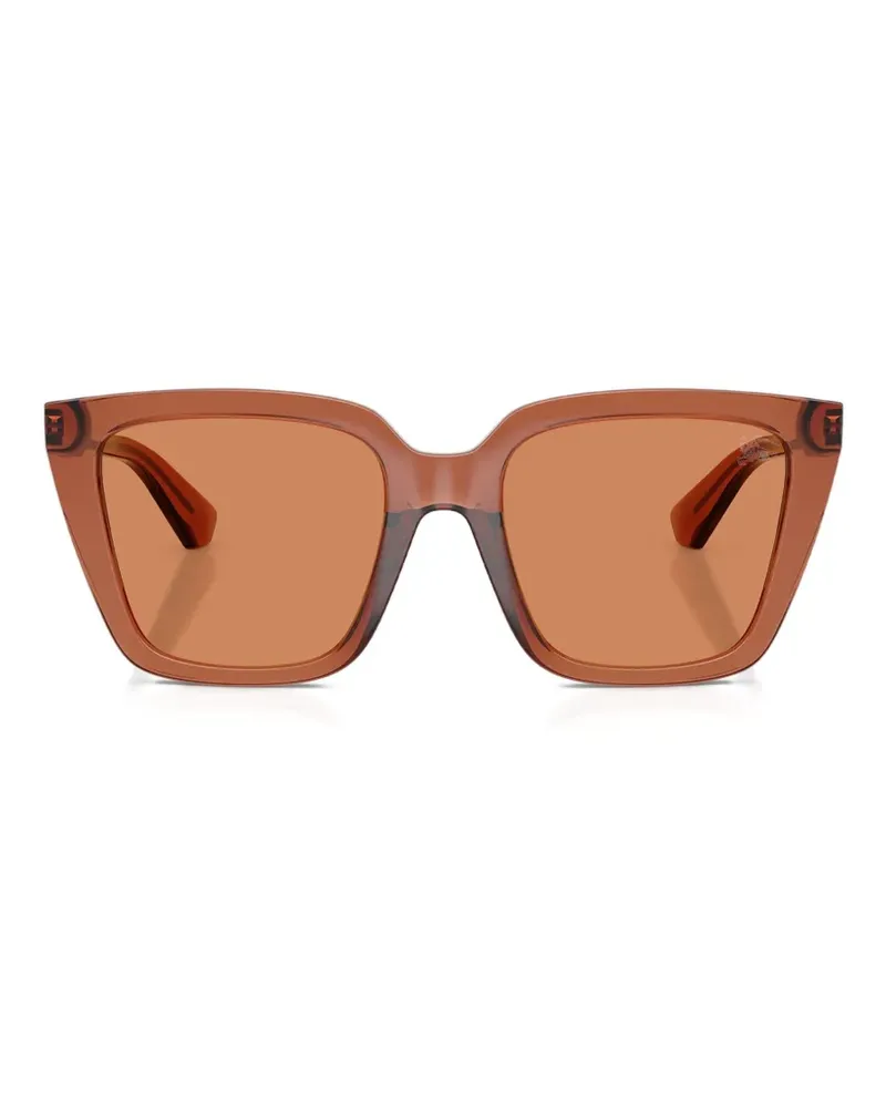 Burberry Sonnenbrille mit eckigem Gestell - Braun Braun