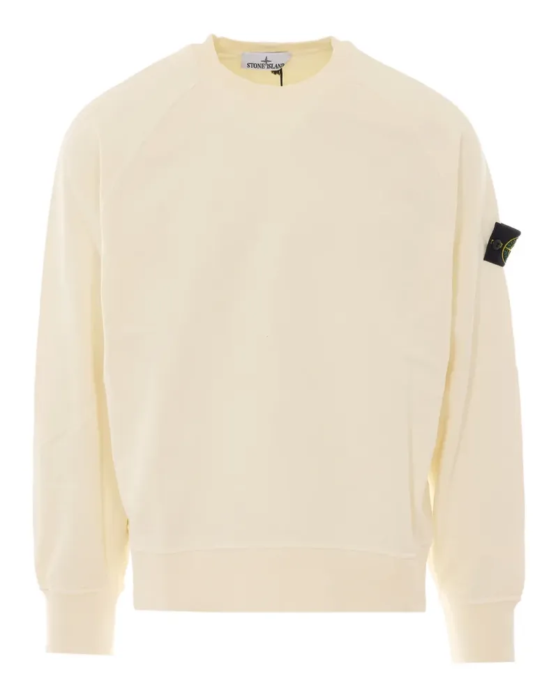 Stone Island 6100008 Sweatshirt aus Bio-Baumwollfleece - Nude Nude