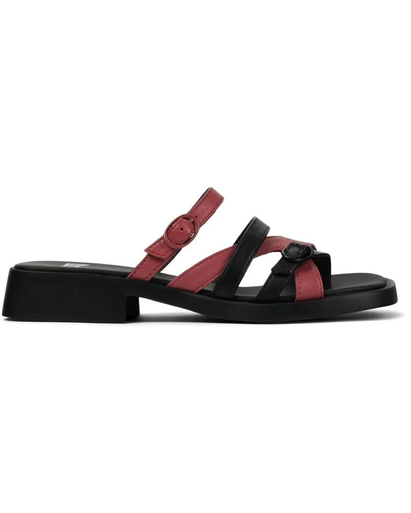 Camper Dana Twins Mules mit Schnalle - Schwarz Schwarz
