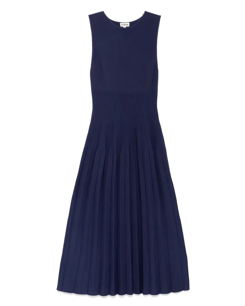 STAUD Elyse Kleid - Blau Blau
