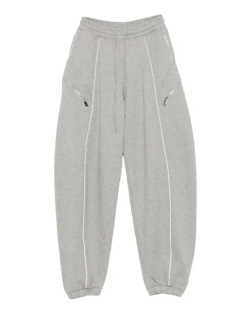 ATTICO drawstring-fastening track pants - Grau Grau