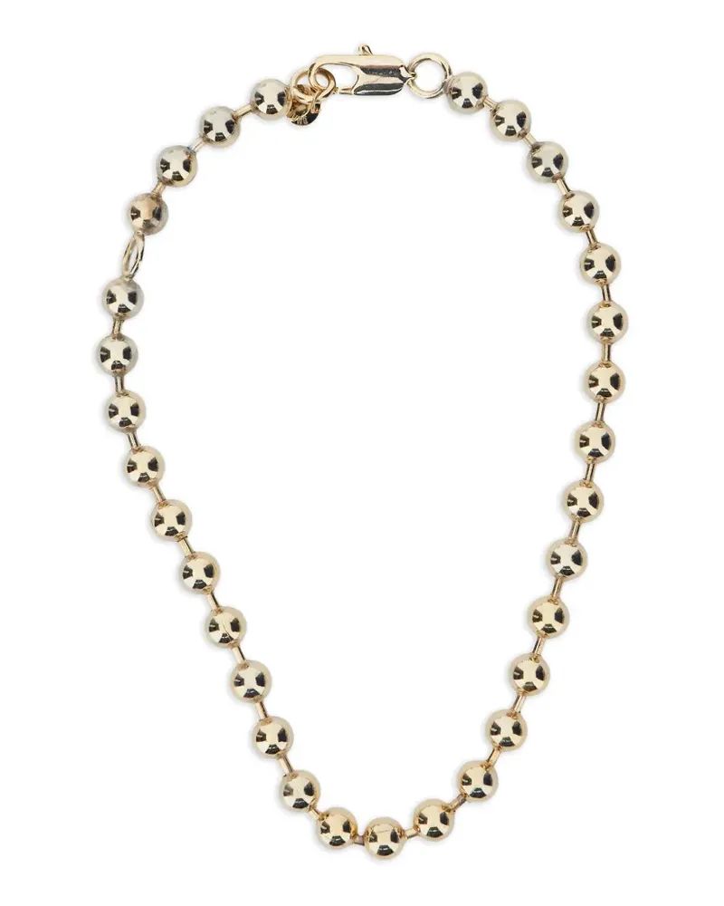 Semicouture beaded necklace - Gold Gold