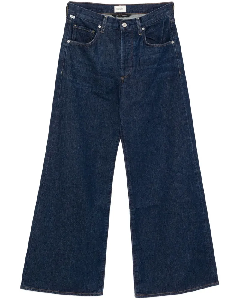 Citizens of humanity Weite High-Rise-Jeans - Blau Blau
