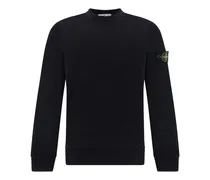 Sweatshirt mit Logo-Patch - Schwarz
