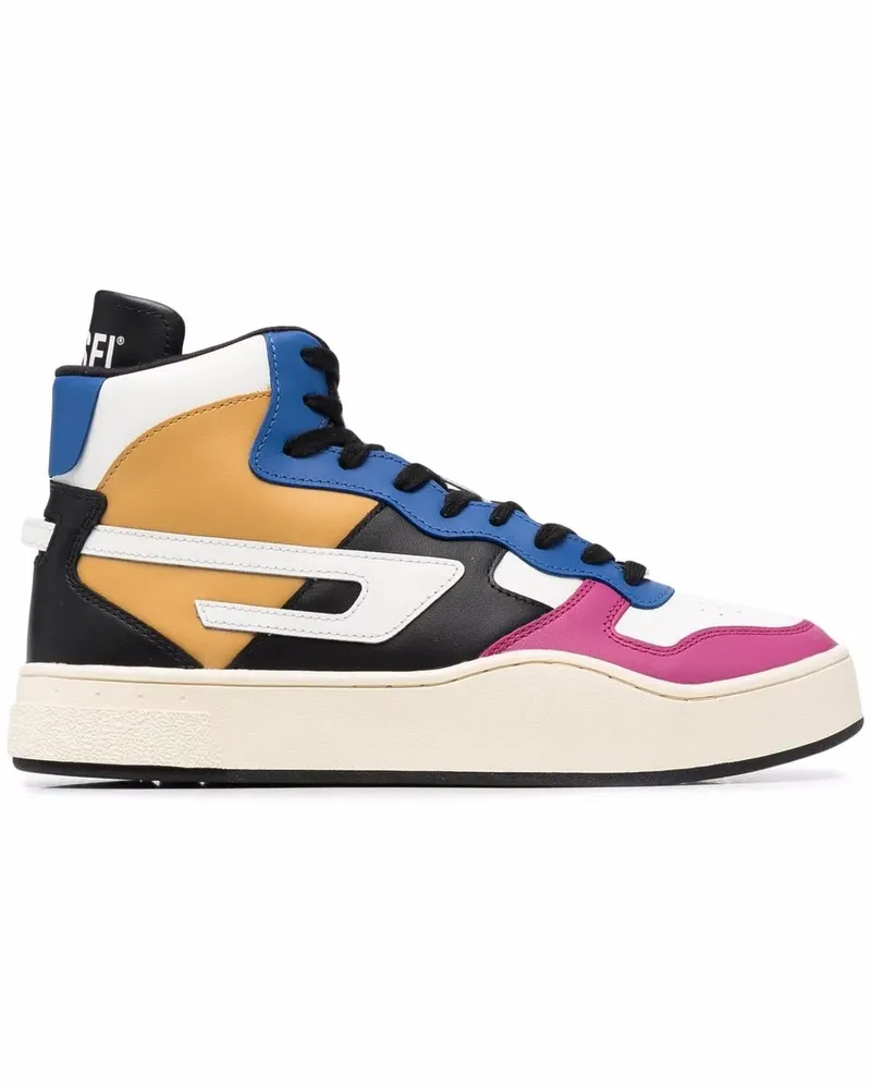 Diesel High-Top-Sneakers aus Leder - Weiß Weiß