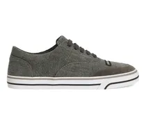 Sailing Sneakers aus Leinen - Grau