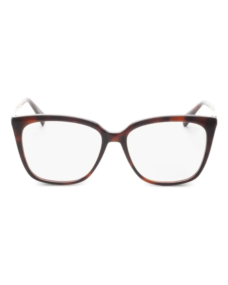 Tumi Cat-Eye-Brille in Schildpattoptik - Braun Braun