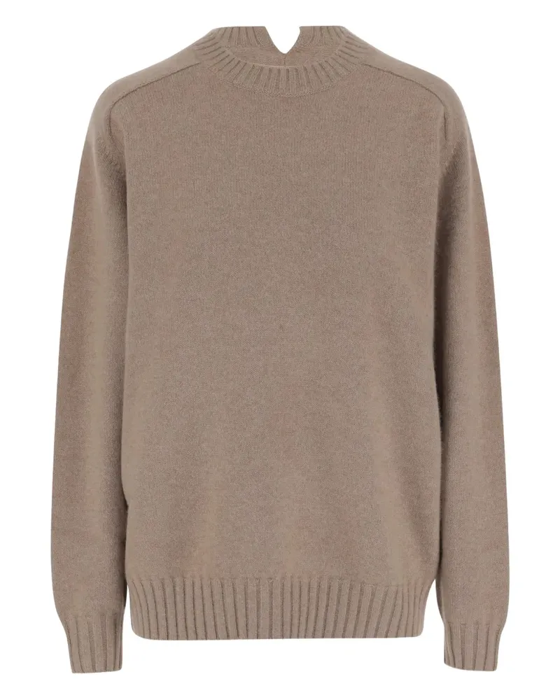 Carven Kaschmirpullover mit Rundhalsausschnitt - Nude Nude