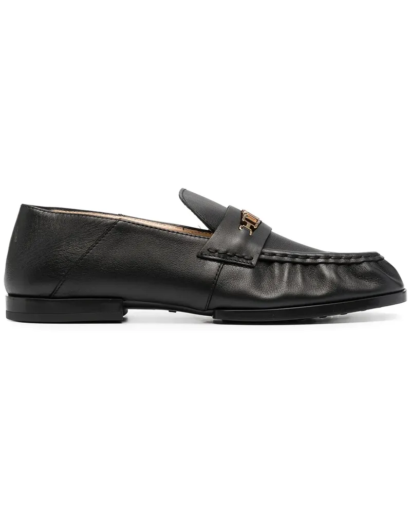 TOD'S Loafer mit Kettendetail - Schwarz Schwarz