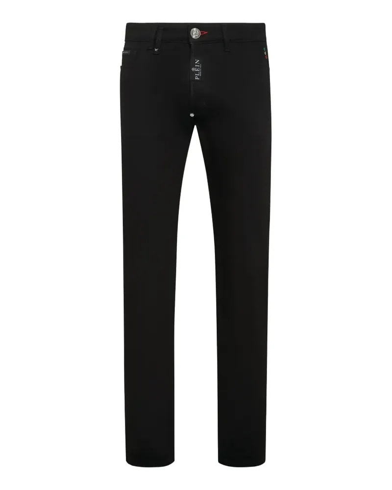 Philipp Plein straight supreme fit jeans basic - Schwarz Schwarz