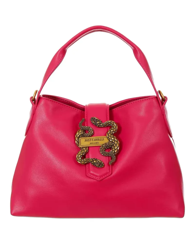 Just Cavalli snake-buckle tote bag - Rosa Rosa
