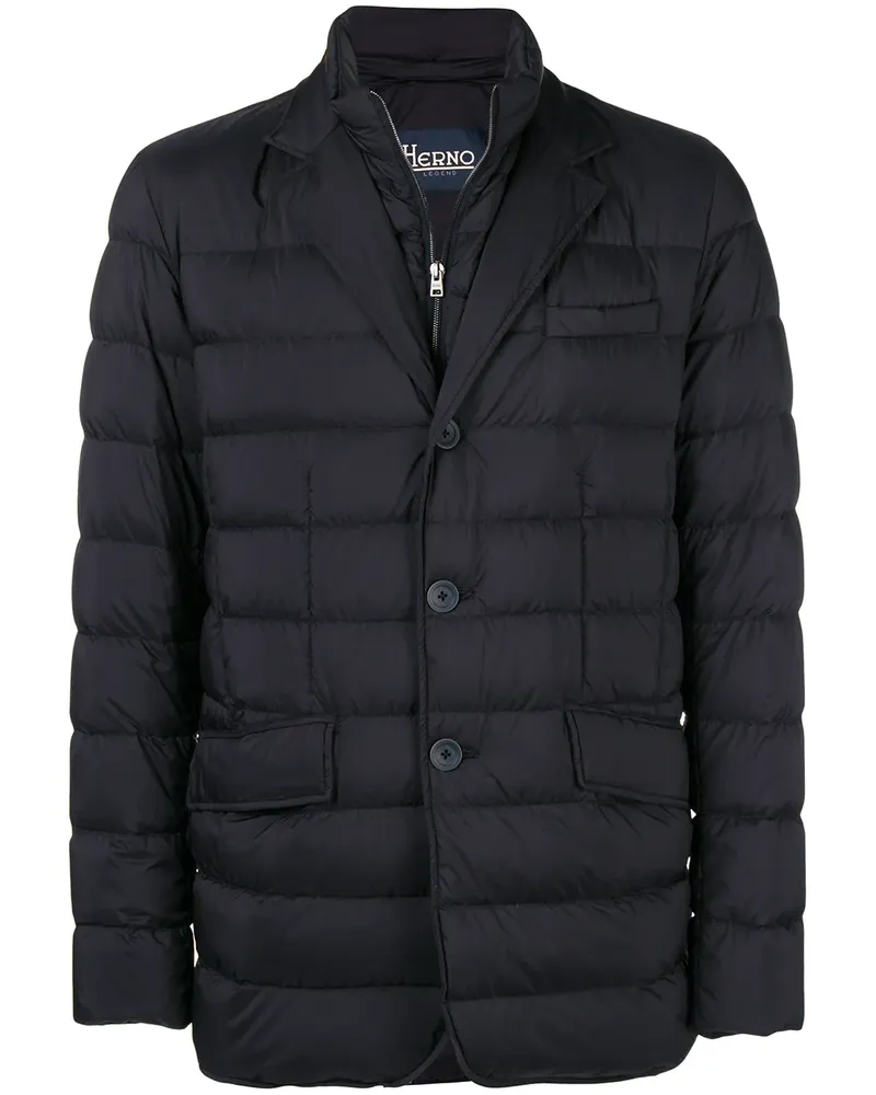 Herno Daunenjacke im Layering-Look - Blau Blau