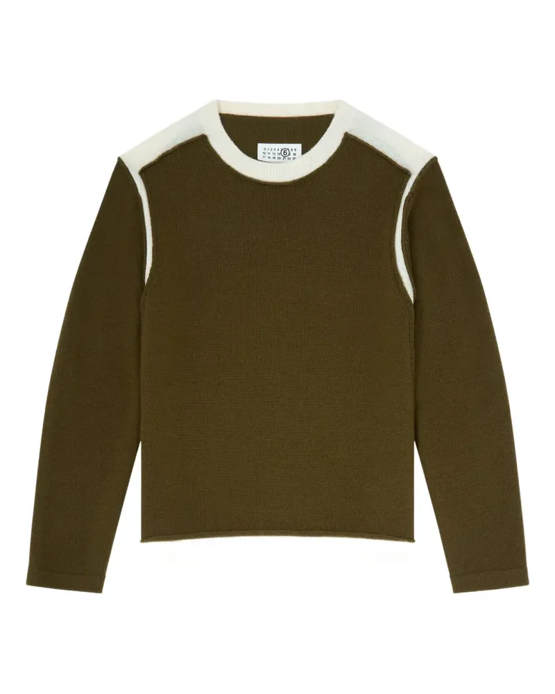 Maison Margiela crew neck jumper - Grün Grün