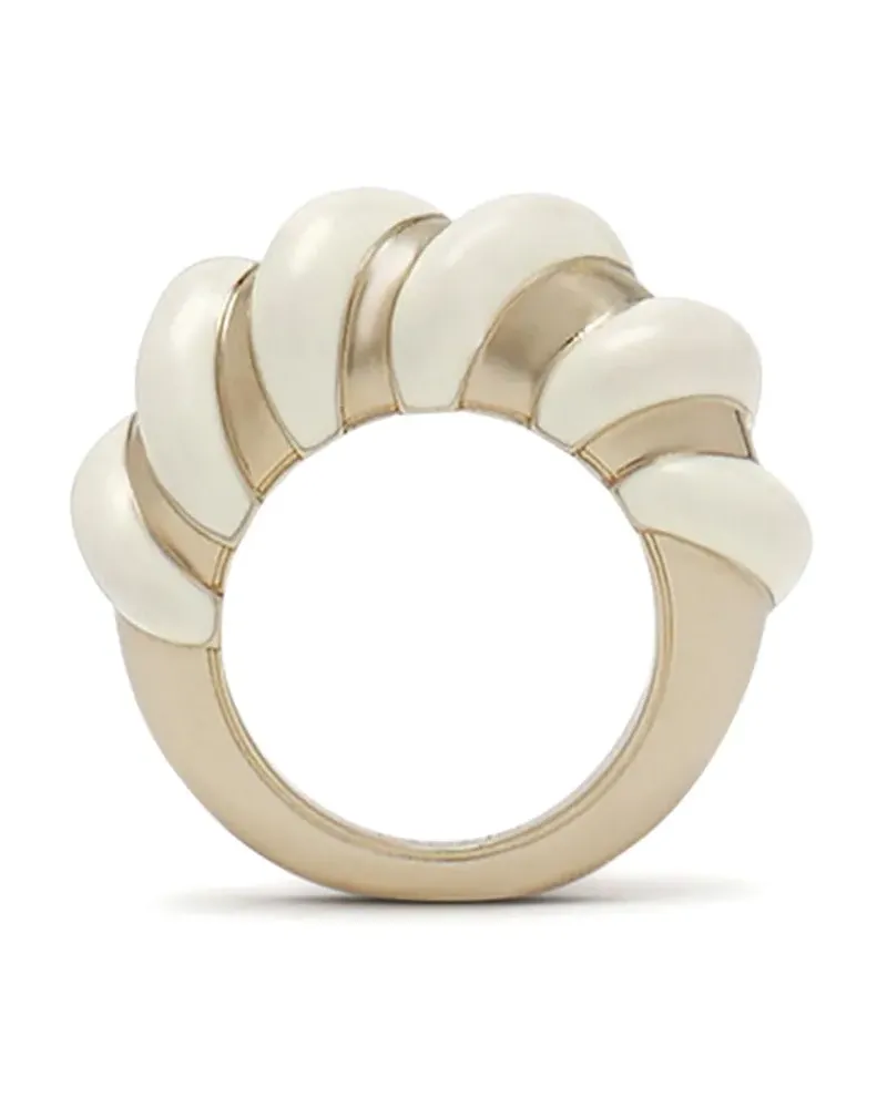 Lanvin Ring mit 3D-Detail - Gold Gold