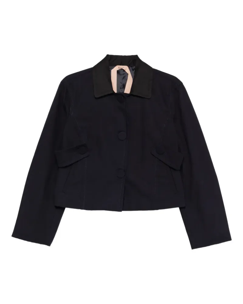 N° 21 Jacke mit Kragen - Blau Blau