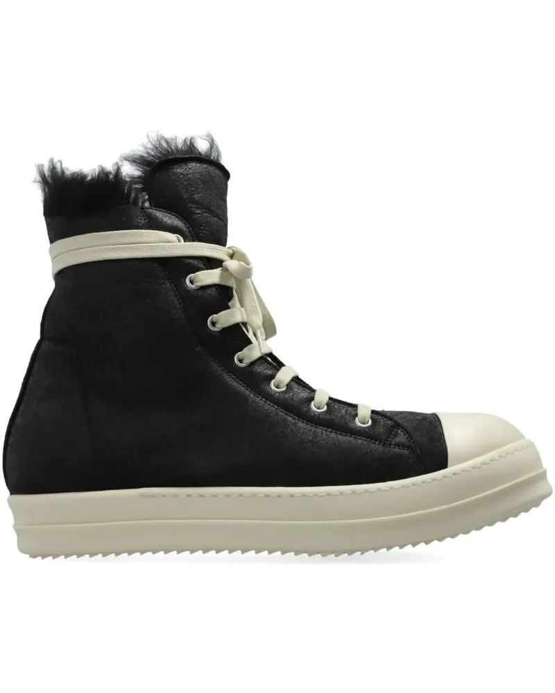 Rick Owens Sneakers mit Shearling-Futter - Schwarz Schwarz