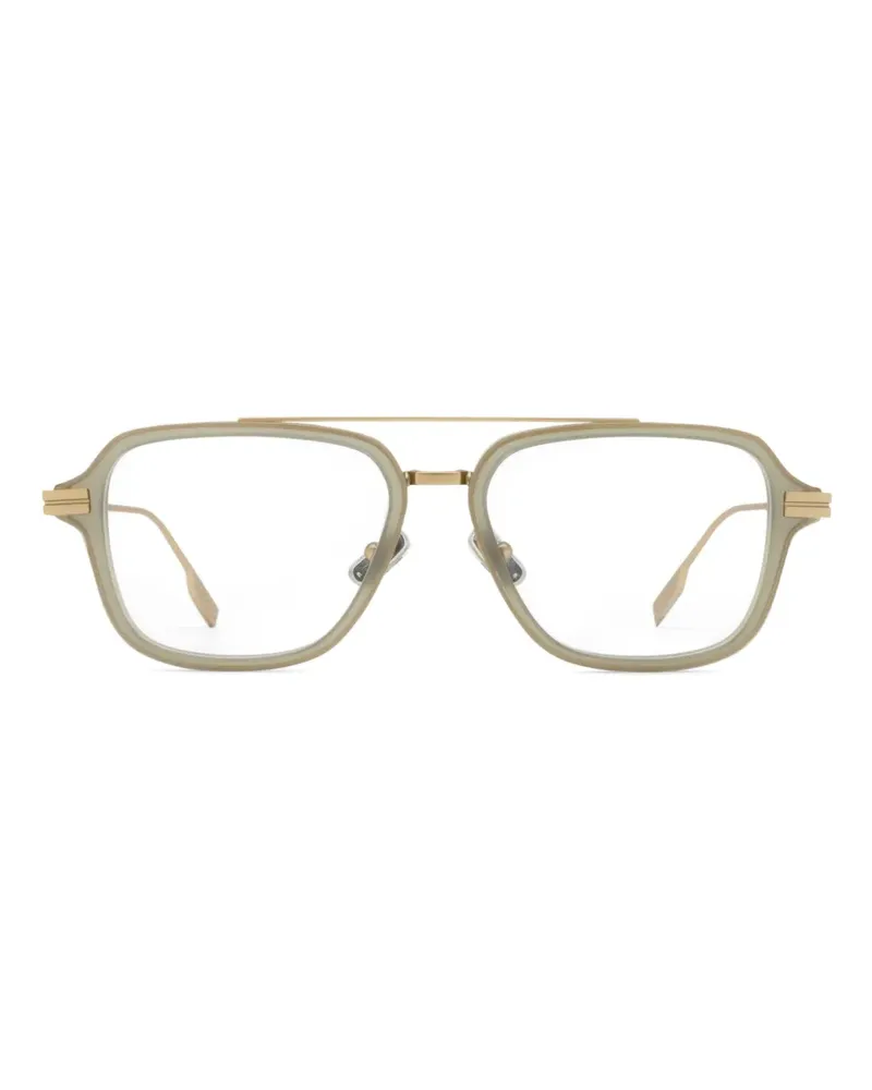 Ermenegildo Zegna Brille mit Pilotengestell - Grau Grau