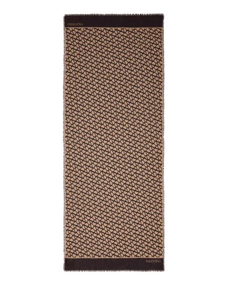 Valentino Garavani Toile Iconographe Stola - Braun Braun