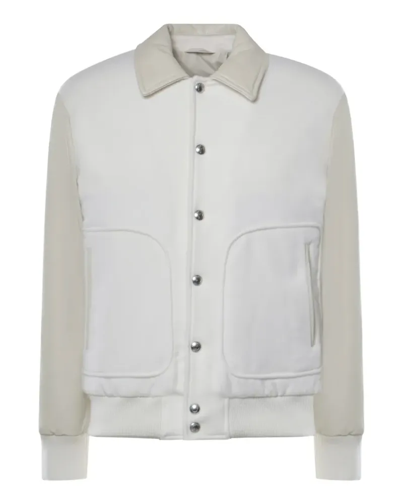 Eleventy panelled press-stud jacket - Weiß Weiß