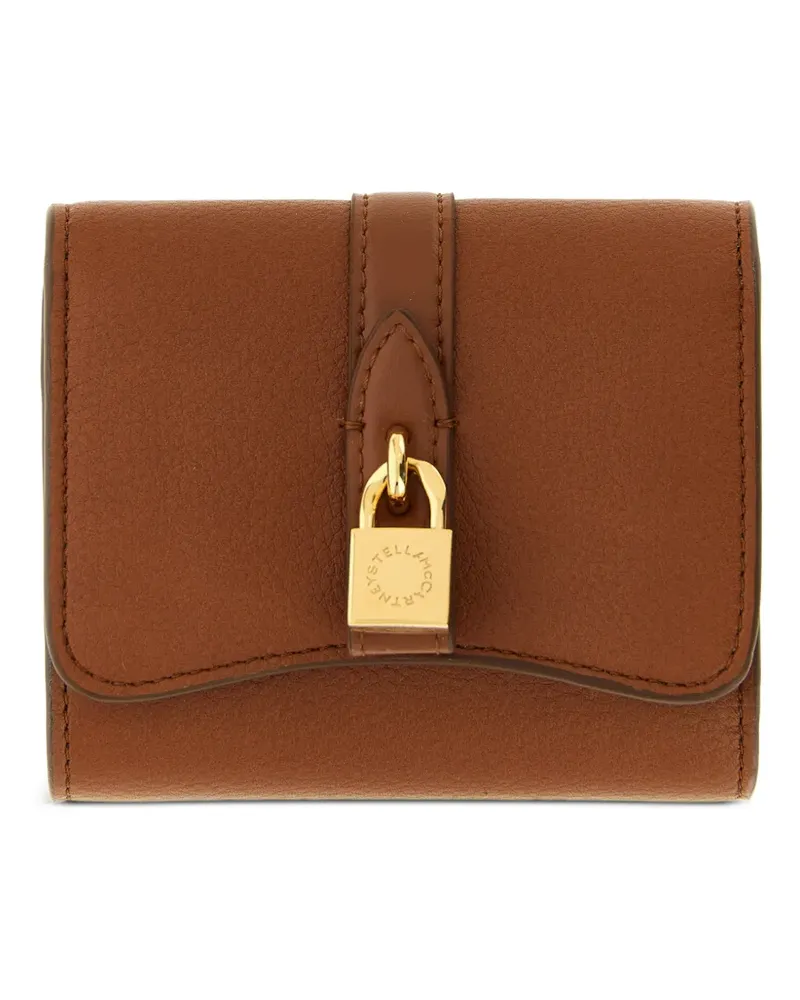 Stella McCartney Ryder Portemonnaie mit Schloss - Braun Braun