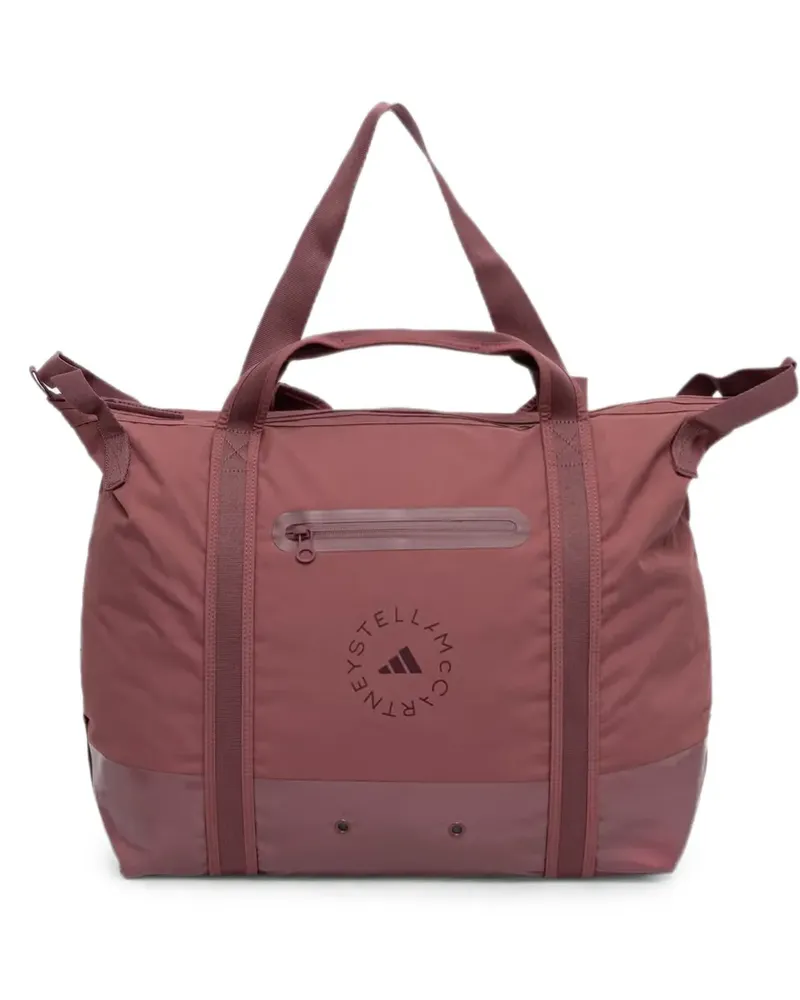 adidas logo-print tote bag - Rot Rot