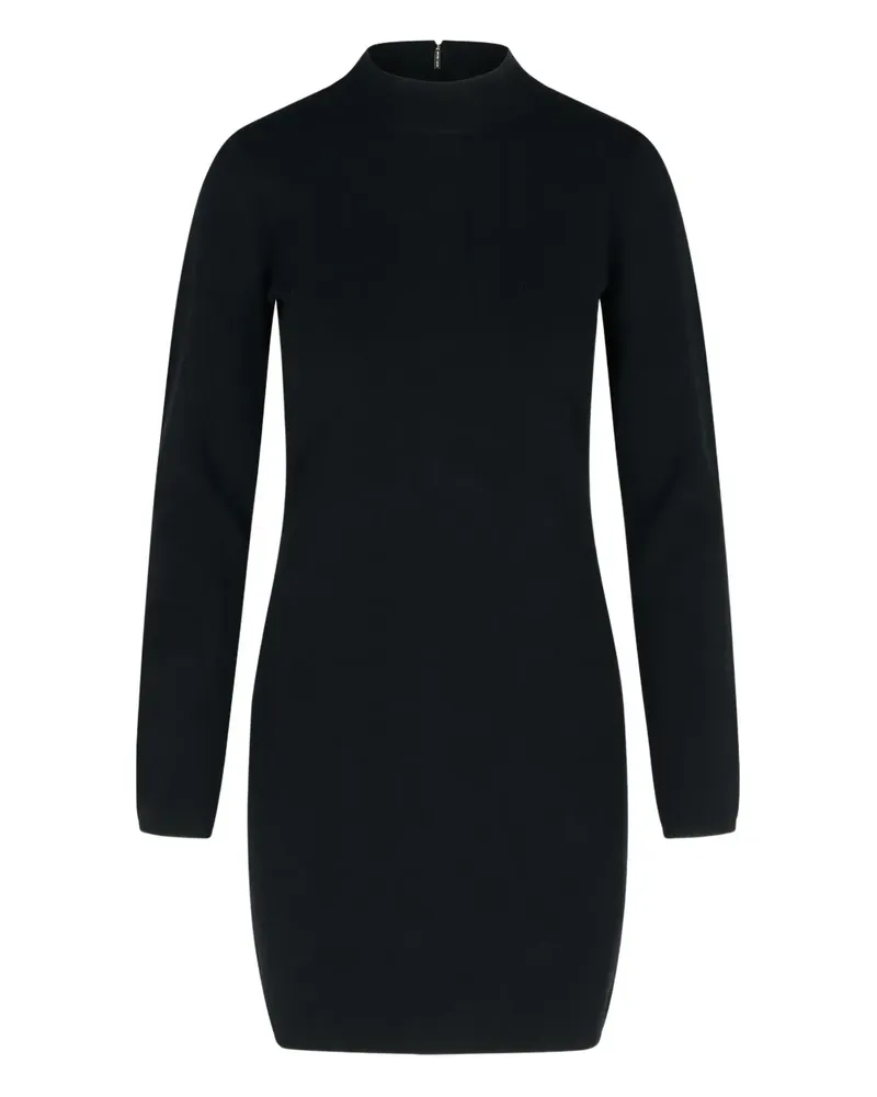 Michael Kors Minikleid mit Stehkragen - Schwarz Schwarz