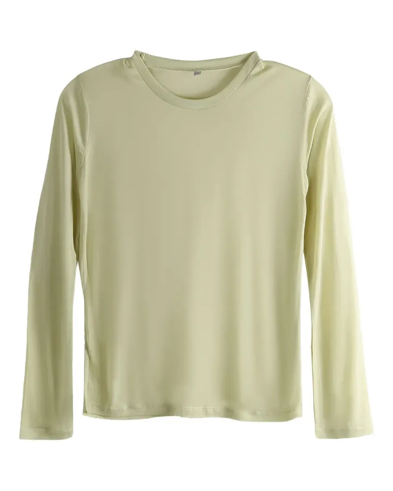 Baserange crew-neck long-sleeve top - Grün Grün